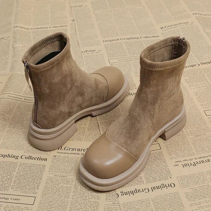 LP | Stivaletto in pelle e camoscio