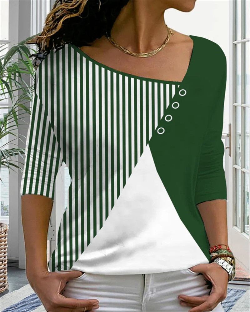 LP | MirtesShirt I Maglietta con scollo a V per donna