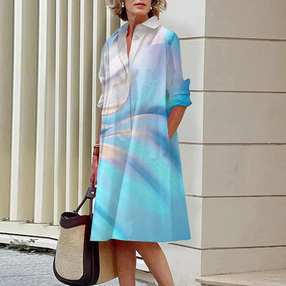 LP | Abito midi con maniche lunghe