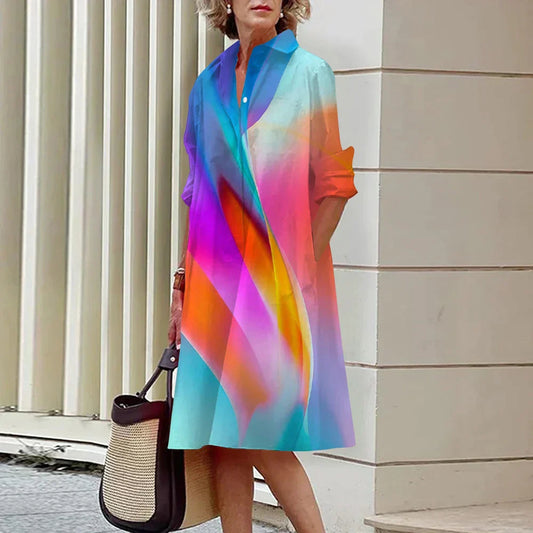 LP | Abito midi con maniche lunghe