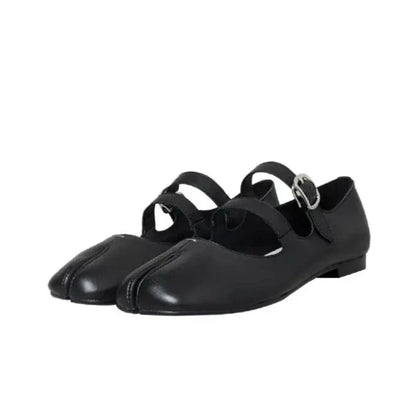 LP | Ballerine in pelle con punta spaccata