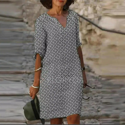 LP | Abito midi con scollo a V