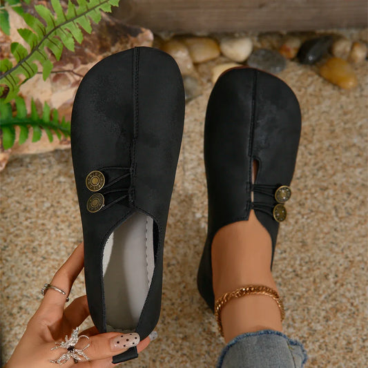 LP | Ballerine morbide con bottoni