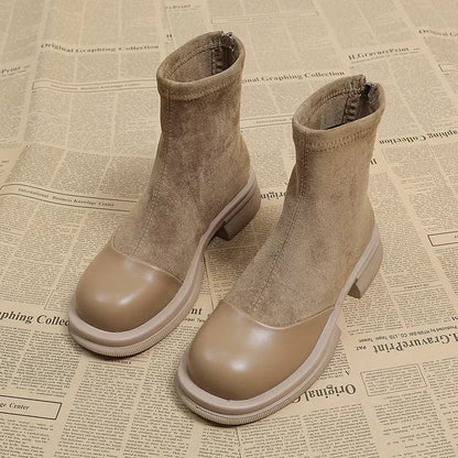 LP | Stivaletto in pelle e camoscio