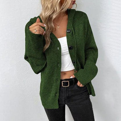 LP | Accogliente cardigan con cappuccio