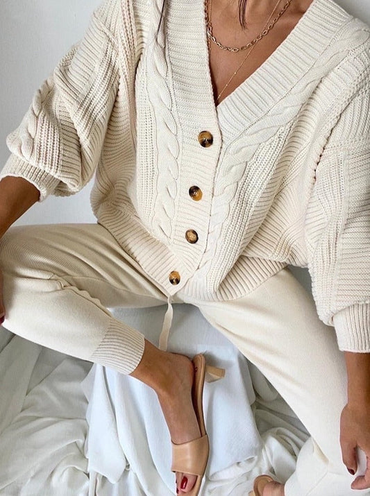 LP | AnneliesSet I Comodo set da donna in due pezzi I Gilet e pantaloni