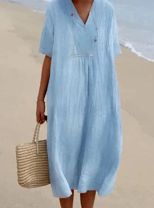 LP | Abito midi con scollo a V