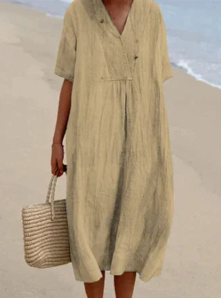 LP | Abito midi con scollo a V