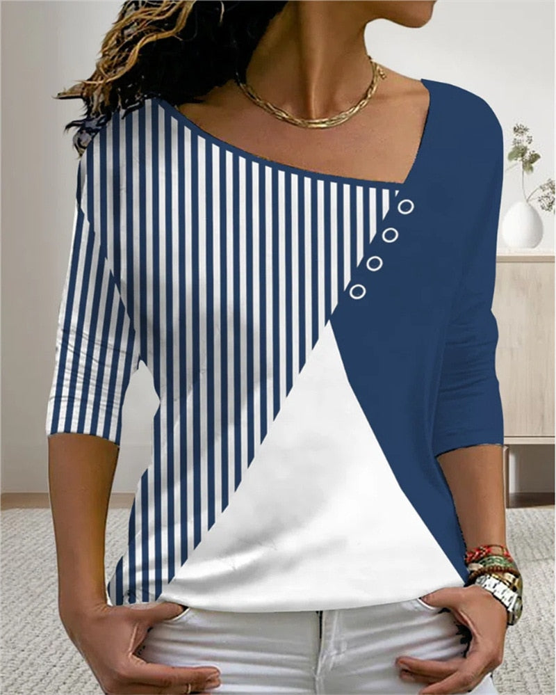 LP | MirtesShirt I Maglietta con scollo a V per donna