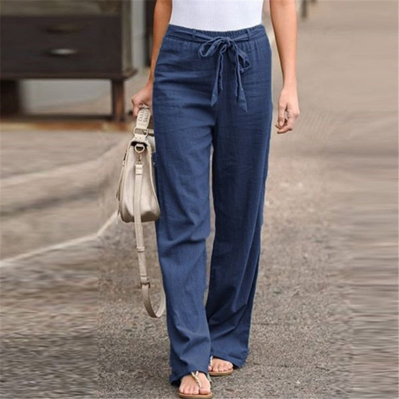 LP | Vandalyse™ Pantaloni in lino e cotone