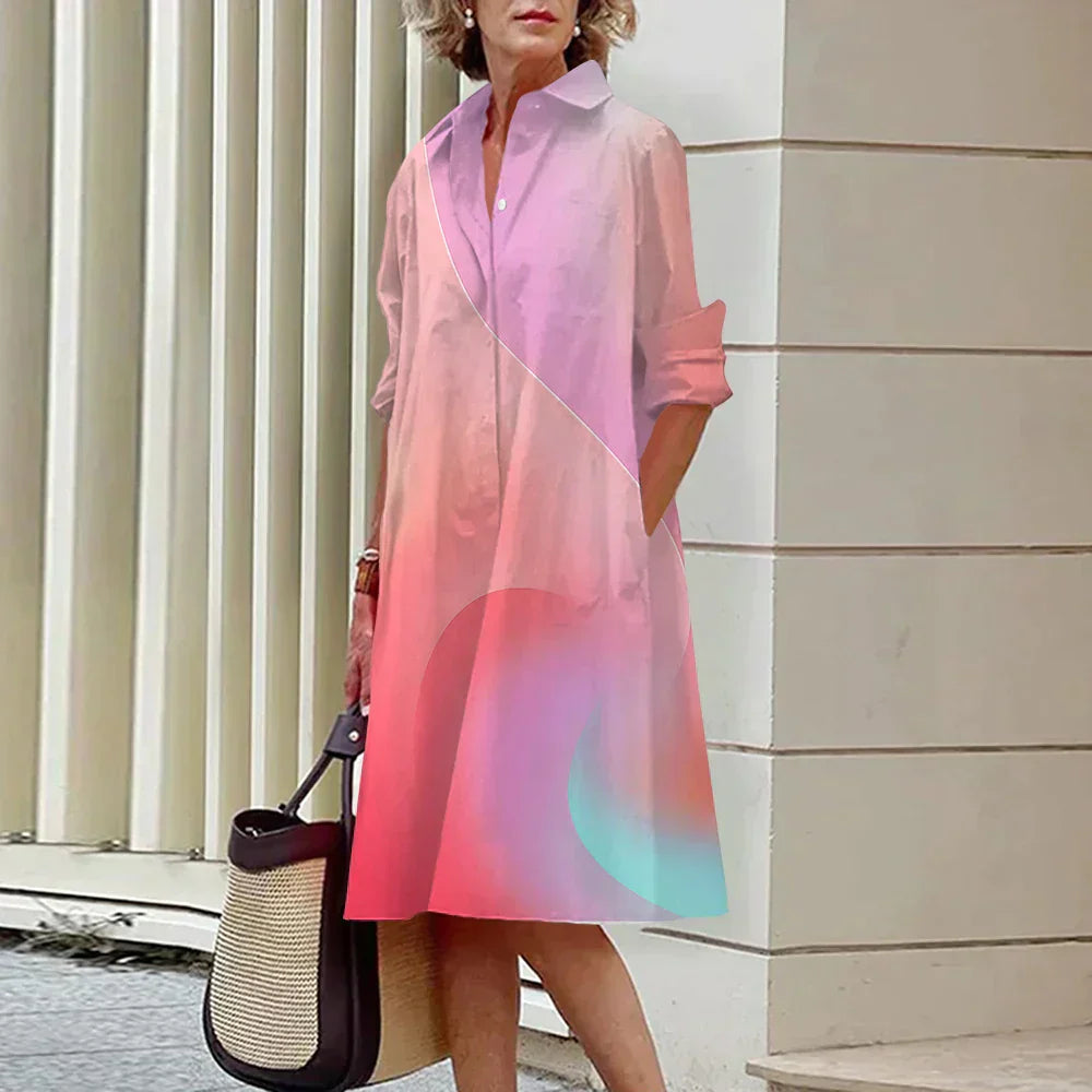 LP | Abito midi con maniche lunghe