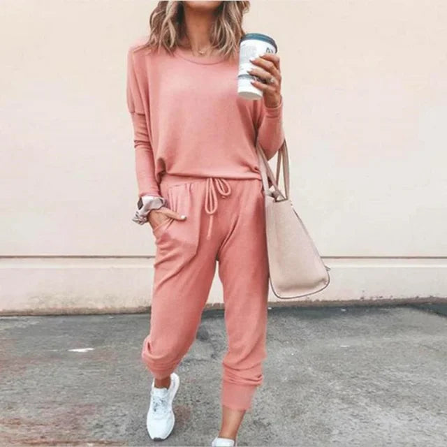 LP | Tuta da ginnastica da donna con maglione e pantaloni larghi