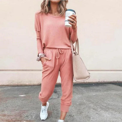 LP | Tuta da ginnastica da donna con maglione e pantaloni larghi