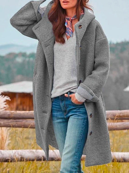 LP | Cappotto di lana oversize da donna