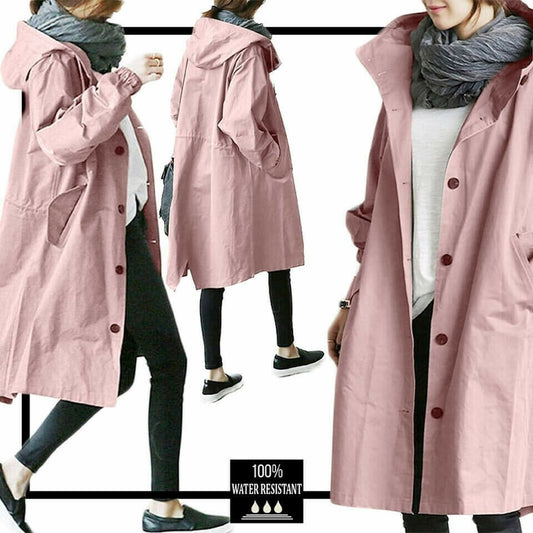 LP | Trench elegante, monocolore e largo