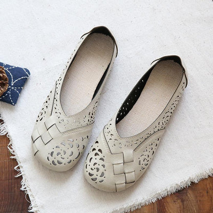 LP | Womens Plaid Pattern Mesh Flats Bambola Scarpe