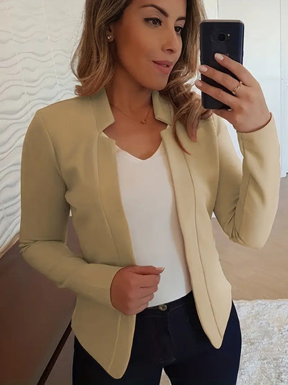 LP | blazer elegante a maniche lunghe per la primavera