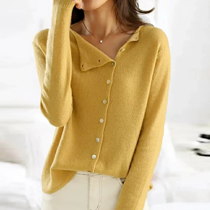 LP | Maglia asimmetrica con abbottonatura