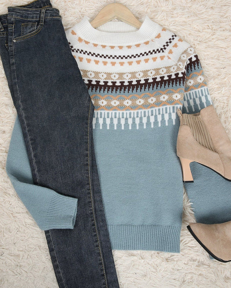 LP | Maglia chic con motivo nordico