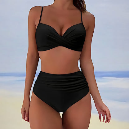 LP | Bikini a vita alta con top twist front