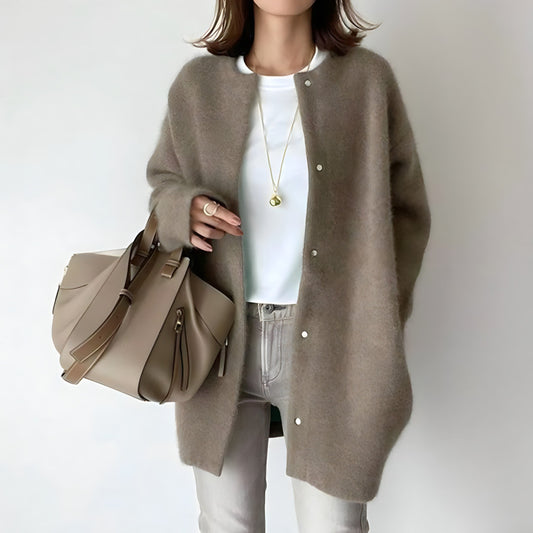LP | Cardigan minimalista in misto lana