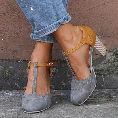 LP | Tacchi vintage con cinturino a T