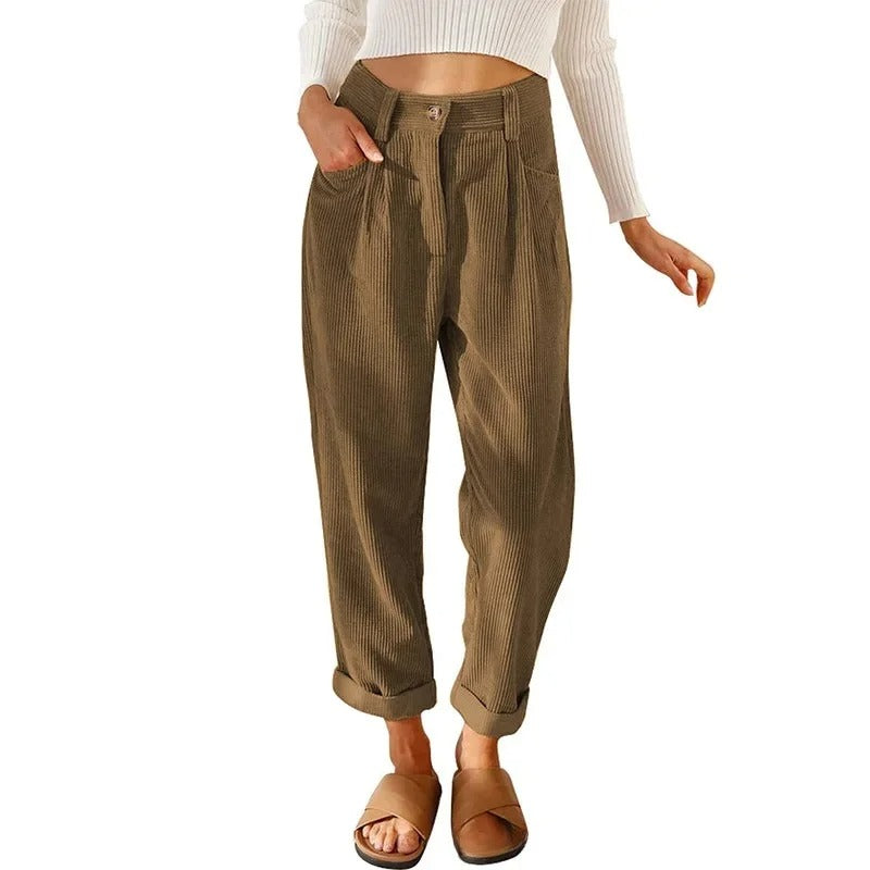 LP | Pantaloni a vita alta e gamba larga
