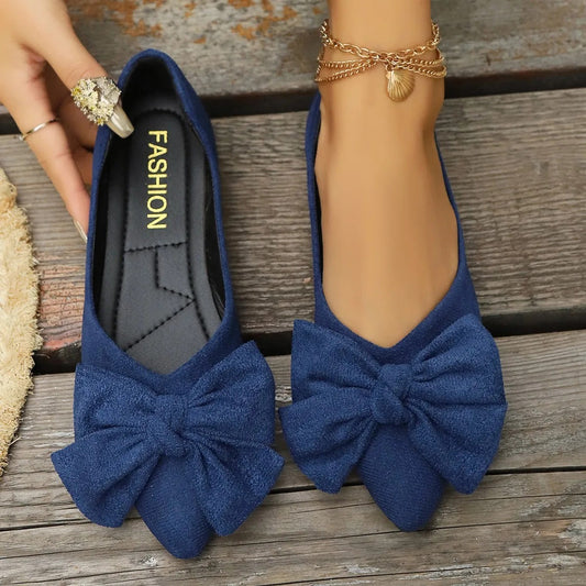 LP | Scarpe da bambola con fiocco e punta a punta
