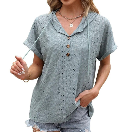 LP | Camicetta casual con scollo a V