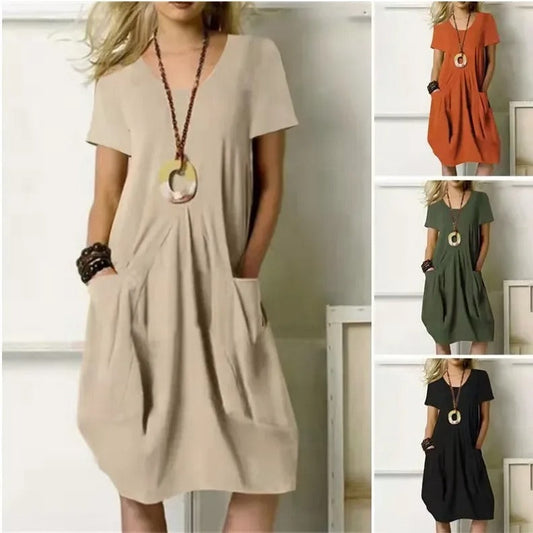 LP | Abito midi casual con tasche