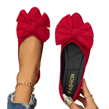 LP | Scarpe da bambola con fiocco e punta a punta