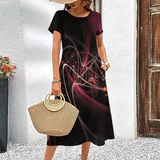 LP | Abito midi stampato