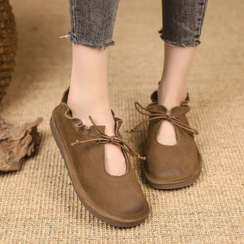 LP | Mocassini casual vintage con lacci