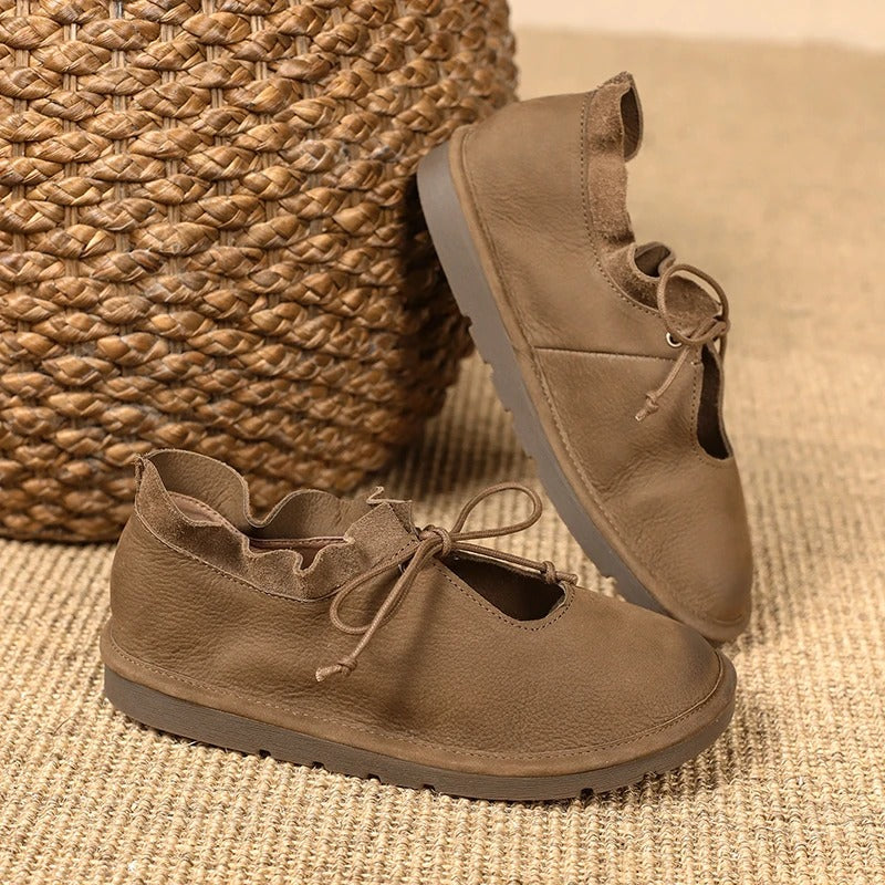 LP | Mocassini casual vintage con lacci