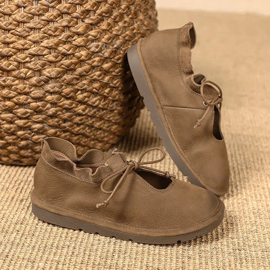 LP | Mocassini casual vintage con lacci