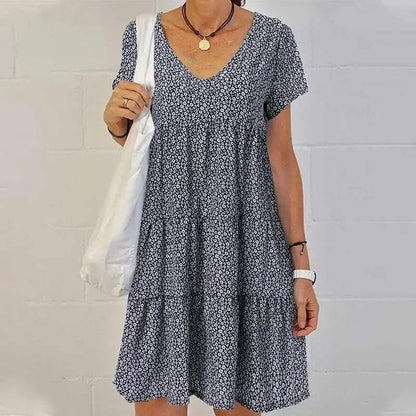 LP | Abito midi con scollo a V
