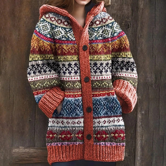 LP | Cardigan da donna vintage in jacquard