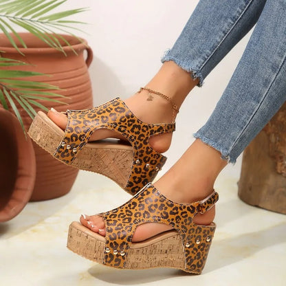 LP | Eleganti sandali estivi con zeppa