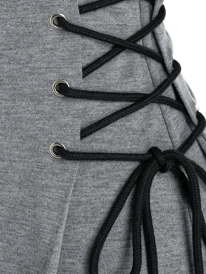 LP | Abito midi con cappuccio casual-chic