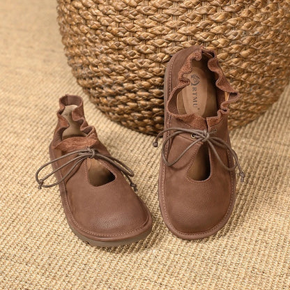 LP | Mocassini casual vintage con lacci