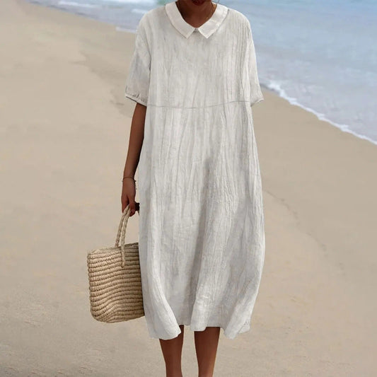 LP | Abito midi con scollo a V