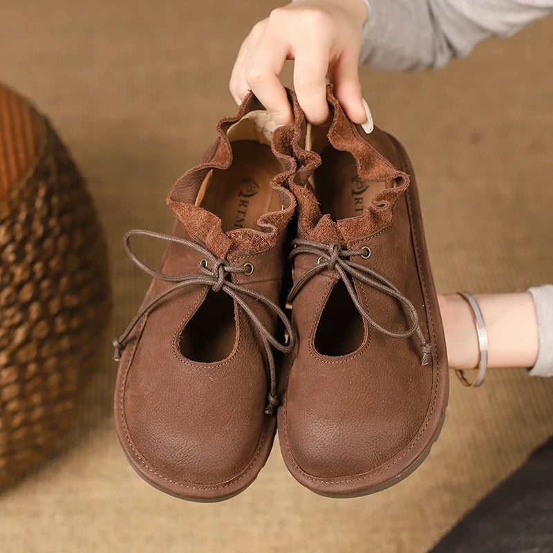 LP | Mocassini casual vintage con lacci