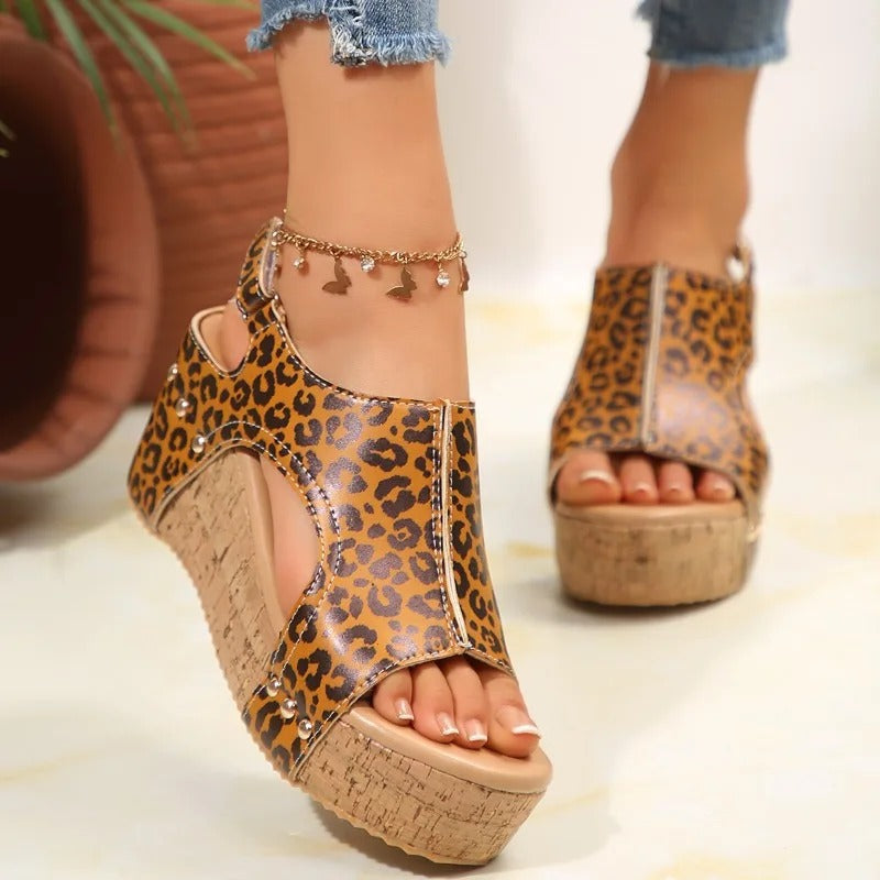 LP | Eleganti sandali estivi con zeppa