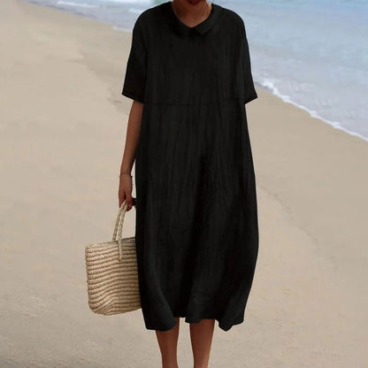 LP | Abito midi con scollo a V