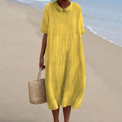 LP | Abito midi con scollo a V