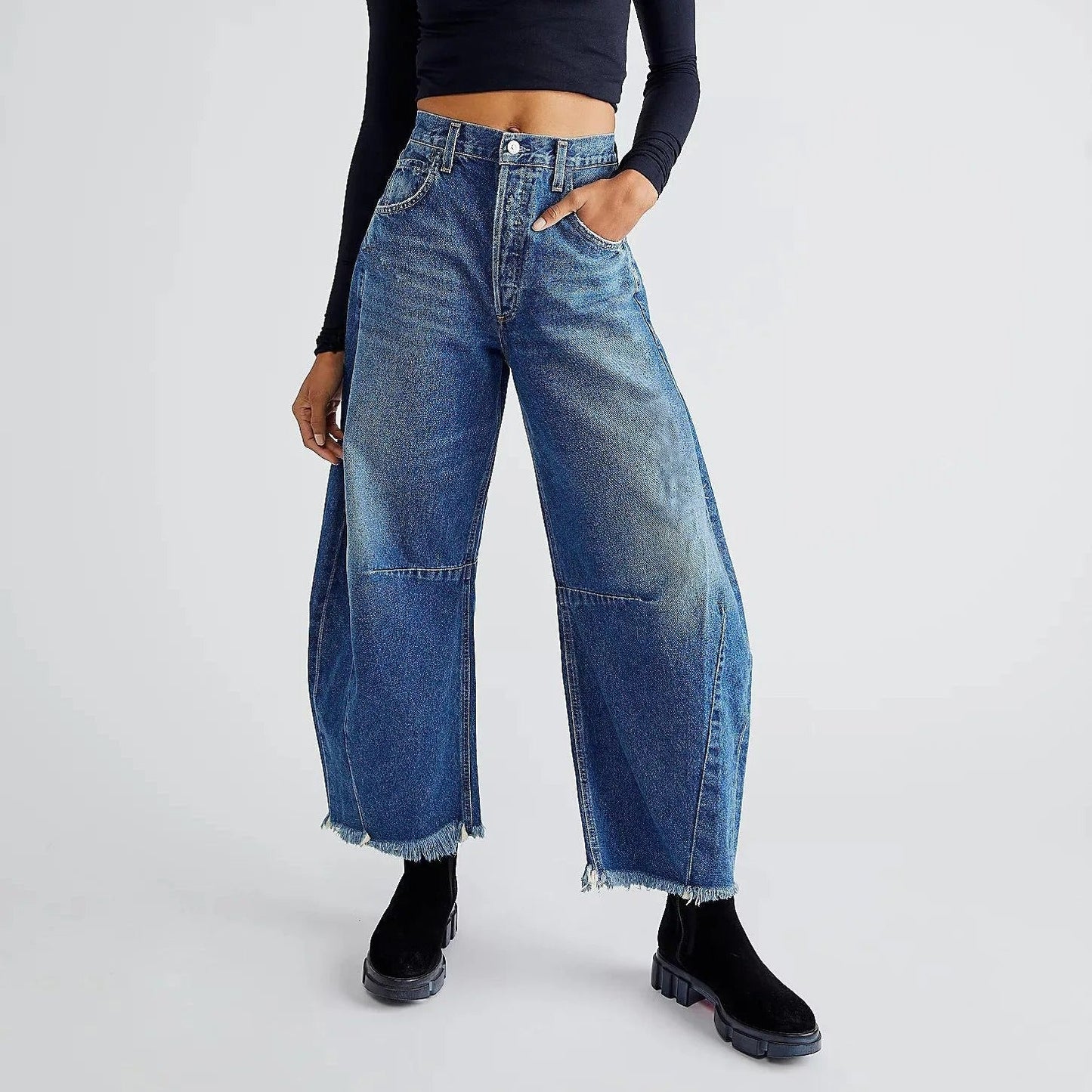 LP | Jeans cargo affusolati e rilassati