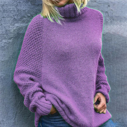 LP | Accogliente maglione a collo alto monocolore