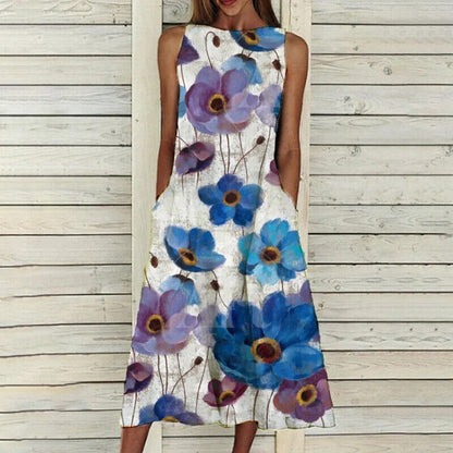 LP | Abito elegante con motivo floreale