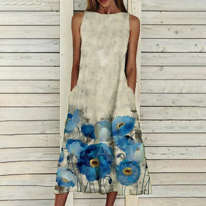 LP | Abito elegante con motivo floreale