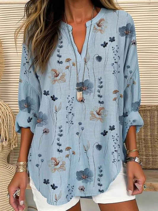LP | Camicetta da donna elegante con motivo floreale
